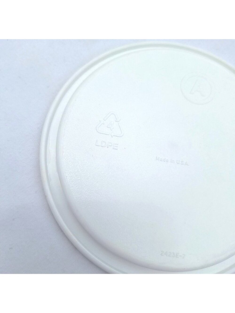 Tupperware One Touch Replacement White Seal A 2423E 7 Lid USA 5" - Picture 7 of 9